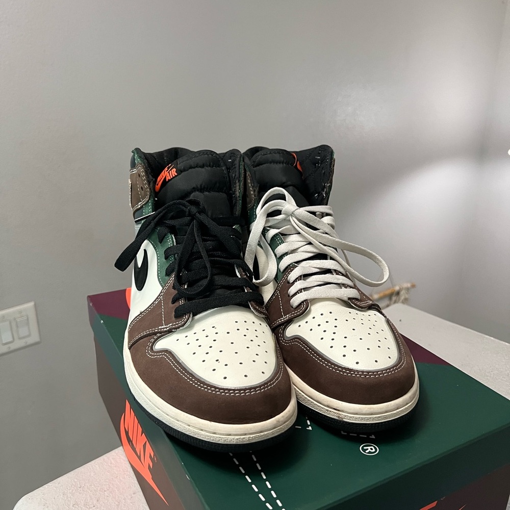 Nike Jordan 1 , “Handcrafted” High-Top Sneakers.